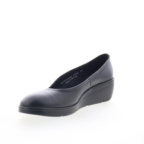 Fly London Numa NUMA570FLY-000 Womens Black Leather Ballet Flats Shoes