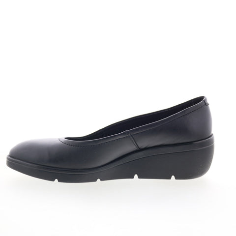 Fly London Numa NUMA570FLY-000 Womens Black Leather Ballet Flats Shoes