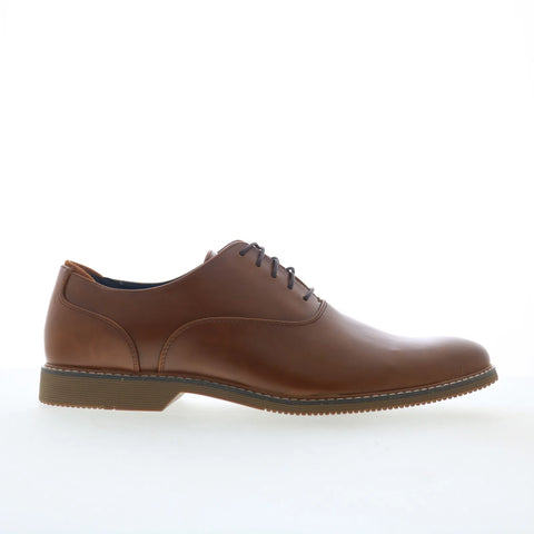 Steve Madden Nunan Mens Brown Leather Oxfords & Lace Ups Casual Shoes