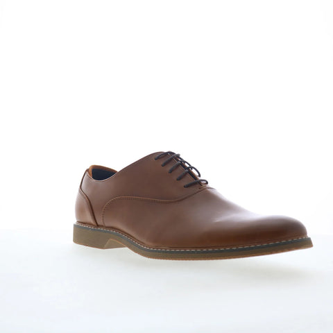 Steve Madden Nunan Mens Brown Leather Oxfords & Lace Ups Casual Shoes