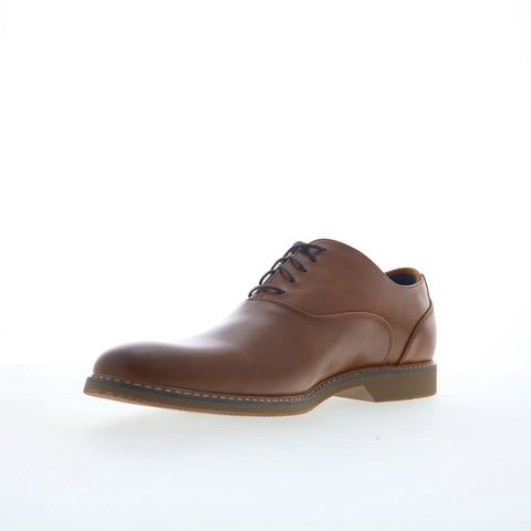 Steve Madden Nunan Mens Brown Leather Oxfords & Lace Ups Casual Shoes