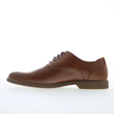 Steve Madden Nunan Mens Brown Leather Oxfords & Lace Ups Casual Shoes