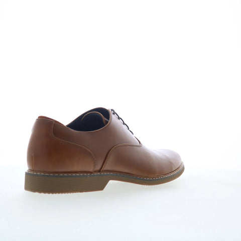 Steve Madden Nunan Mens Brown Leather Oxfords & Lace Ups Casual Shoes