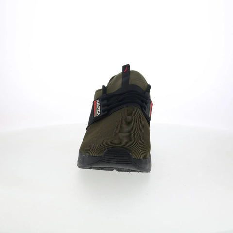 Nautica Nuray 2 EL2395 Mens Green Canvas Lace Up Lifestyle Sneakers Shoes