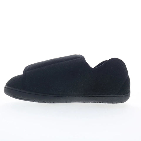 FoamTreads Nurse 2U NURSE 2U Womens Black Wide Nubuck Clogs Slippers Shoes