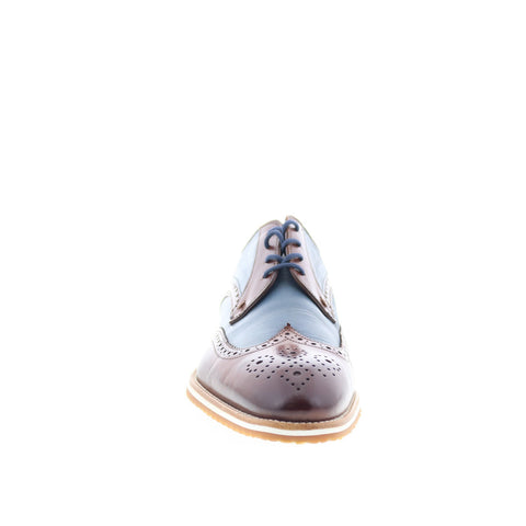 Zelli Italia Milano Spectator Mens Brown Oxfords Wingtip & Brogue Shoes