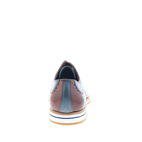 Zelli Italia Milano Spectator Mens Brown Oxfords Wingtip & Brogue Shoes