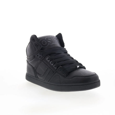 Osiris NYC 83 CLK 1343 2961 Mens Black Leather Skate Inspired Sneakers Shoes