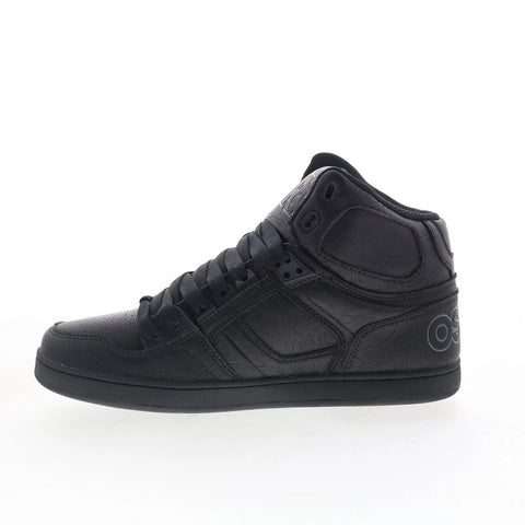Osiris NYC 83 CLK 1343 2961 Mens Black Leather Skate Inspired Sneakers Shoes