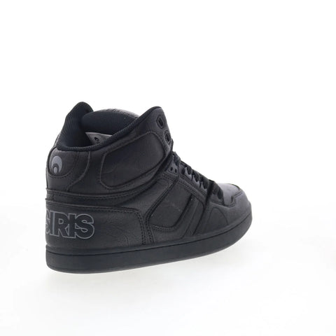 Osiris NYC 83 CLK 1343 2961 Mens Black Leather Skate Inspired Sneakers Shoes