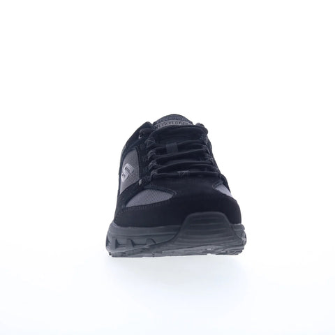 Skechers Oak Canyon 51893-BBK Mens Suede Lace Up Athletic Hiking Shoes
