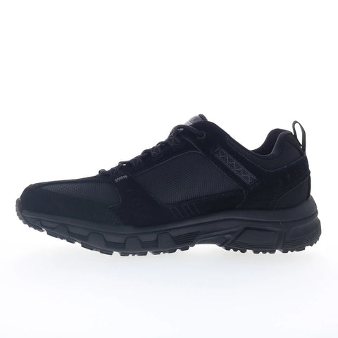 Skechers Oak Canyon 51893-BBK Mens Suede Lace Up Athletic Hiking Shoes