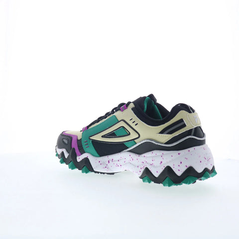 Fila Oakmont TR 1JM00654-017 Mens Green Leather Athletic Hiking Shoes