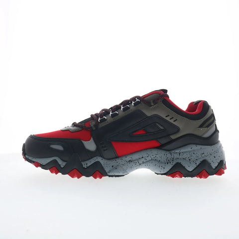 Fila Oakmont TR 1JM01258-607 Mens Red Leather Lace Up Athletic Hiking Shoes