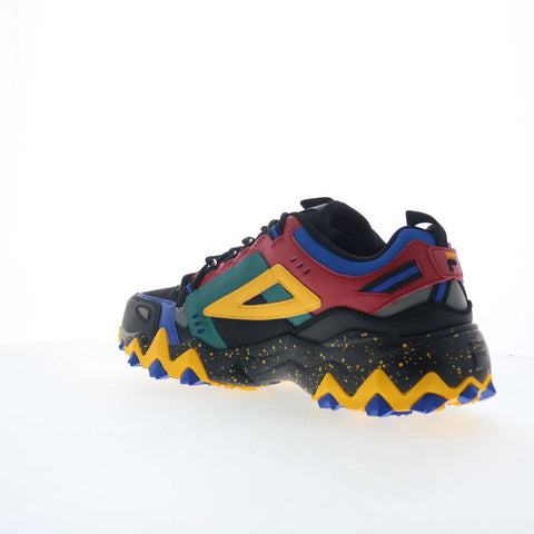 Fila Oakmont TR 1JM01565-028 Mens Black Leather Athletic Hiking Shoes