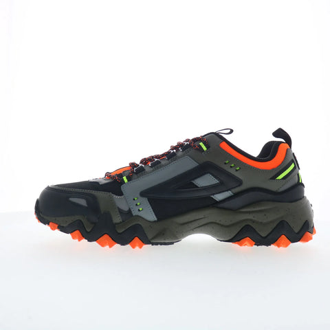Fila Oakmont TR 1JM01565-865 Mens Black Leather Athletic Hiking Shoes