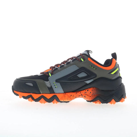 Fila Oakmont TR Trail 3JM01579-865 Boys Black Leather Athletic Hiking Shoes