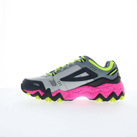 Fila Oakmont TR 5JM00949-059 Womens Gray Leather Athletic Hiking Shoes