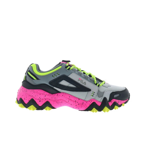 Fila Oakmont TR 5JM00949-059 Womens Gray Leather Athletic Hiking Shoes