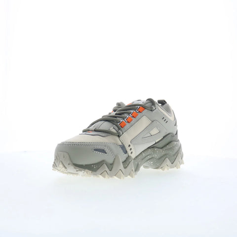 Fila Oakmont TR 5JM01566-101 Womens Gray Leather Athletic Hiking Shoes