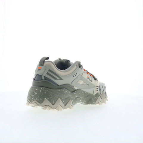 Fila Oakmont TR 5JM01566-101 Womens Gray Leather Athletic Hiking Shoes