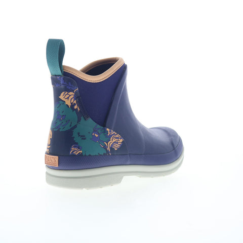 Muck Originals Ankle Waterproof OAW5FLR Womens Blue Synthetic Casual Boots
