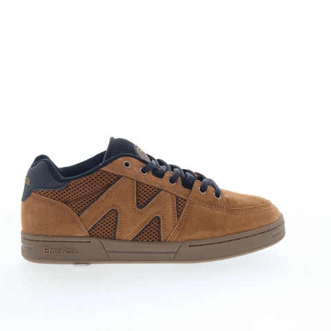 Emerica OG-1 6101000152203 Mens Brown Suede Skate Inspired Sneakers Shoes