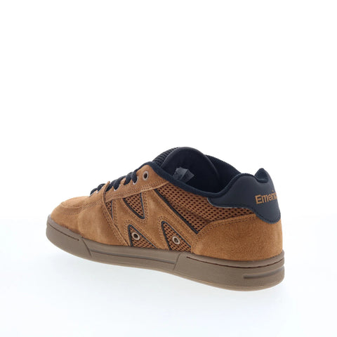 Emerica OG-1 6101000152203 Mens Brown Suede Skate Inspired Sneakers Shoes