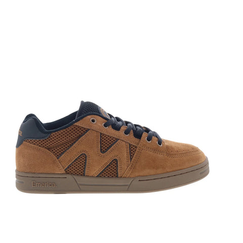 Emerica OG-1 6101000152203 Mens Brown Suede Skate Inspired Sneakers Shoes