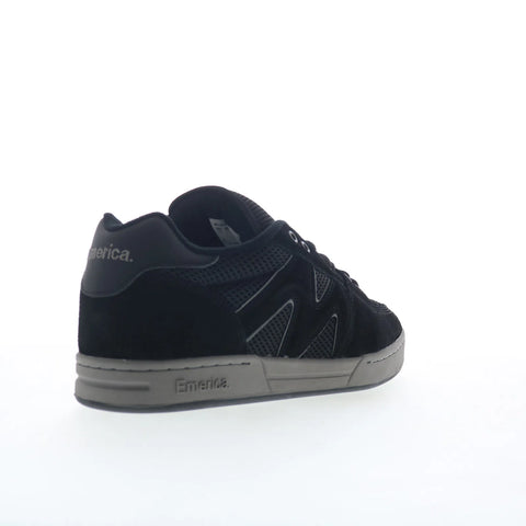 Emerica OG-1 6101000152570 Mens Black Suede Skate Inspired Sneakers Shoes