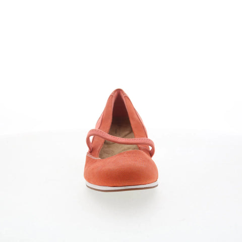 Hush Puppies Ohanna Evaro HW05864-805 Womens Orange Mary Jane Flats Shoes