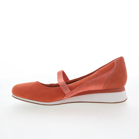 Hush Puppies Ohanna Evaro HW05864-805 Womens Orange Mary Jane Flats Shoes