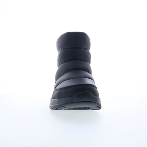 Skechers On The Go Stellar Everest 144776-BBK Womens Black Casual Dress Boots