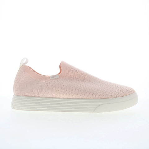Reebok OnLux Slip On Womens Pink Canvas Slip On Lifestyle Sneakers Shoes