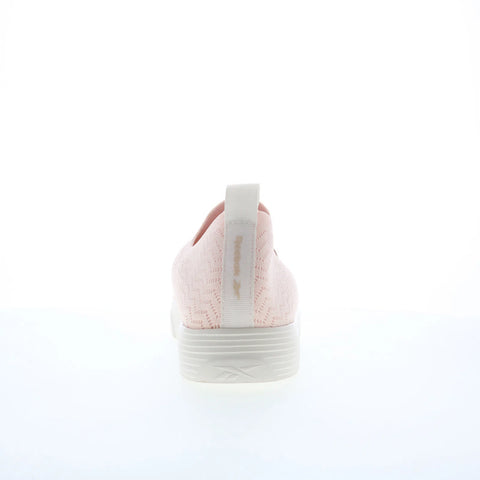 Reebok OnLux Slip On Womens Pink Canvas Slip On Lifestyle Sneakers Shoes