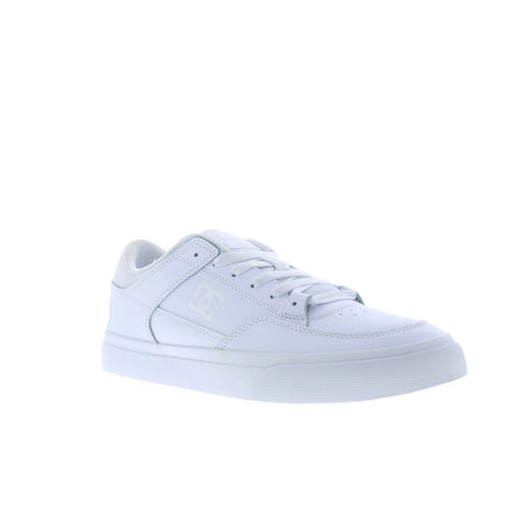 DC Onyx DC03659101-WHT Mens White Leather Skate Inspired Sneakers Shoes