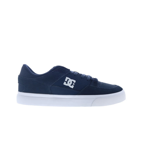 DC Onyx DC03659410-NVYWHT Mens Blue Nubuck Skate Inspired Sneakers Shoes