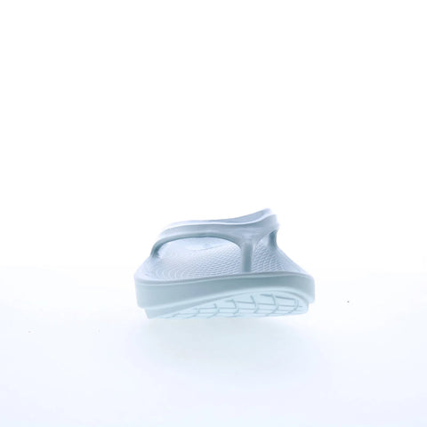 Oofos Oolala 1400 Womens Blue Synthetic Slip On Flip-Flops Sandals Shoes