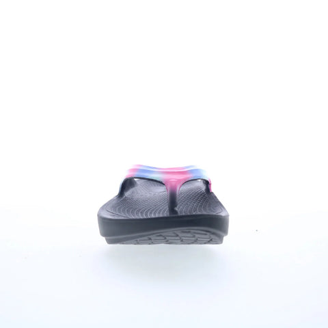 Oofos Oolala 1401 Womens Blue Synthetic Slip On Flip-Flops Sandals Shoes