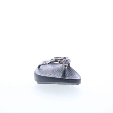 Oofos Oolala Limited 1403 Womens Black Synthetic Flip-Flops Sandals Shoes