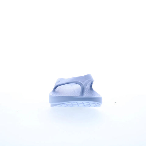 Oofos Ooriginal 1000 Womens Blue Synthetic Slip On Flip-Flops Sandals Shoes