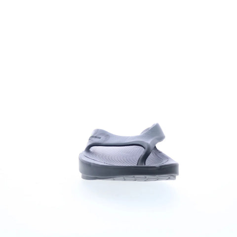 Oofos Ooriginal Sport 1001 Mens Gray Synthetic Slip On Sport Sandals Shoes