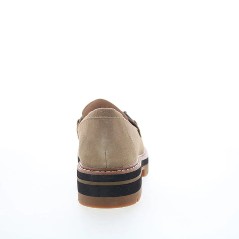 Clarks Orianna Bit 26174810 Womens Brown Suede Loafer Flats Shoes