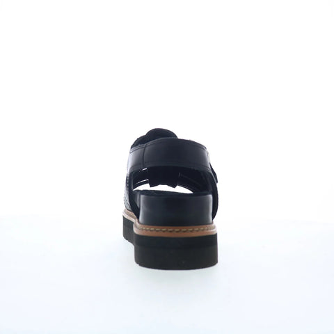 Clarks Orianna Twist 26176317 Womens Black Leather Strap Sandals Shoes
