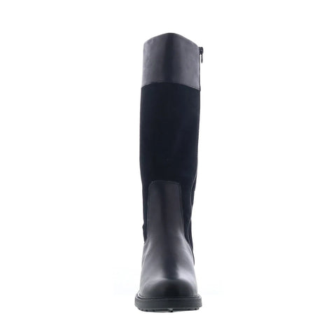 Clarks Orinoco2 HI 26151670 Womens Black Leather Knee High Boots