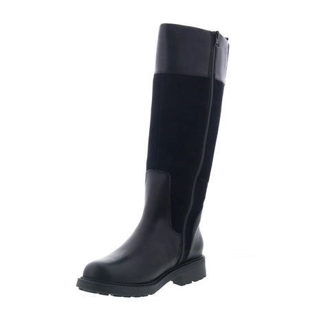 Clarks Orinoco2 HI 26151670 Womens Black Leather Knee High Boots