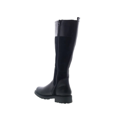 Clarks Orinoco2 HI 26151670 Womens Black Leather Knee High Boots