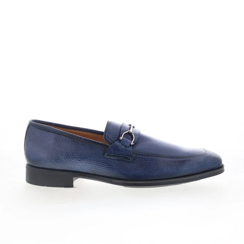 Mezlan Ornament Loafer 21253 Mens Blue Loafers & Slip Ons Casual Shoes