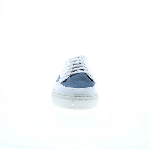 Pastori by Di Bianco Otho Nappa Suede Mens White Lifestyle Sneakers Shoes