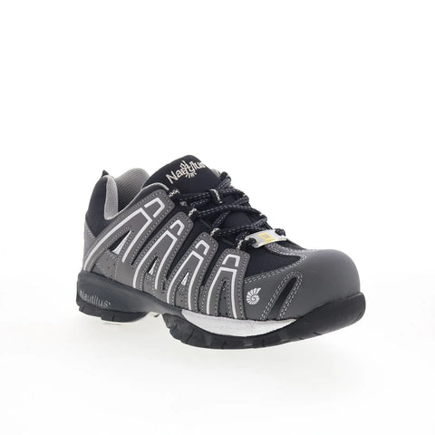 Nautilus Oxford Composite Toe SD10 N1340 Mens Gray Wide Work & Safety Shoes